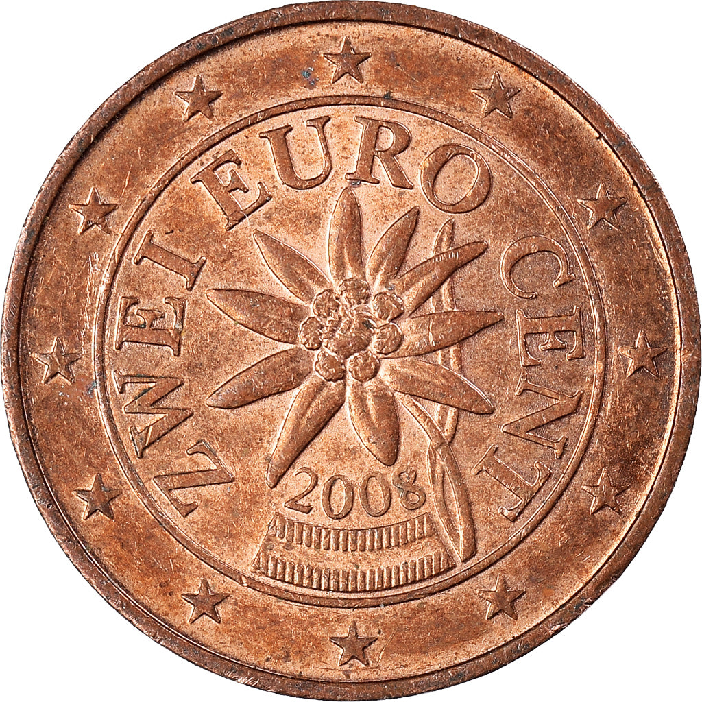 Münze,
Österreich,
2 Euro-Cent