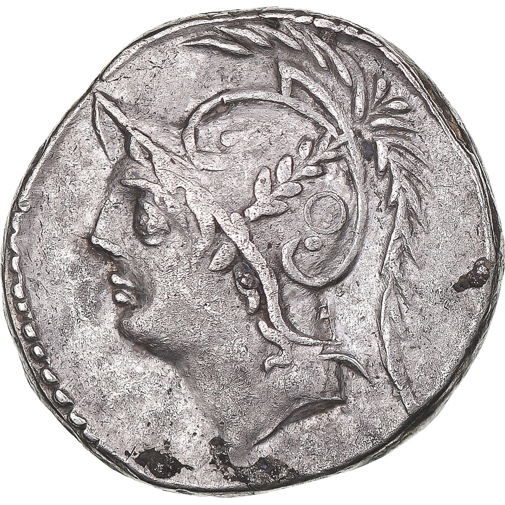 Münze,
Q. Minucius Thermus M. f.,
Denar
