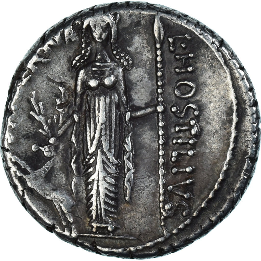 Hostilia,
Denar,
48 v. Chr