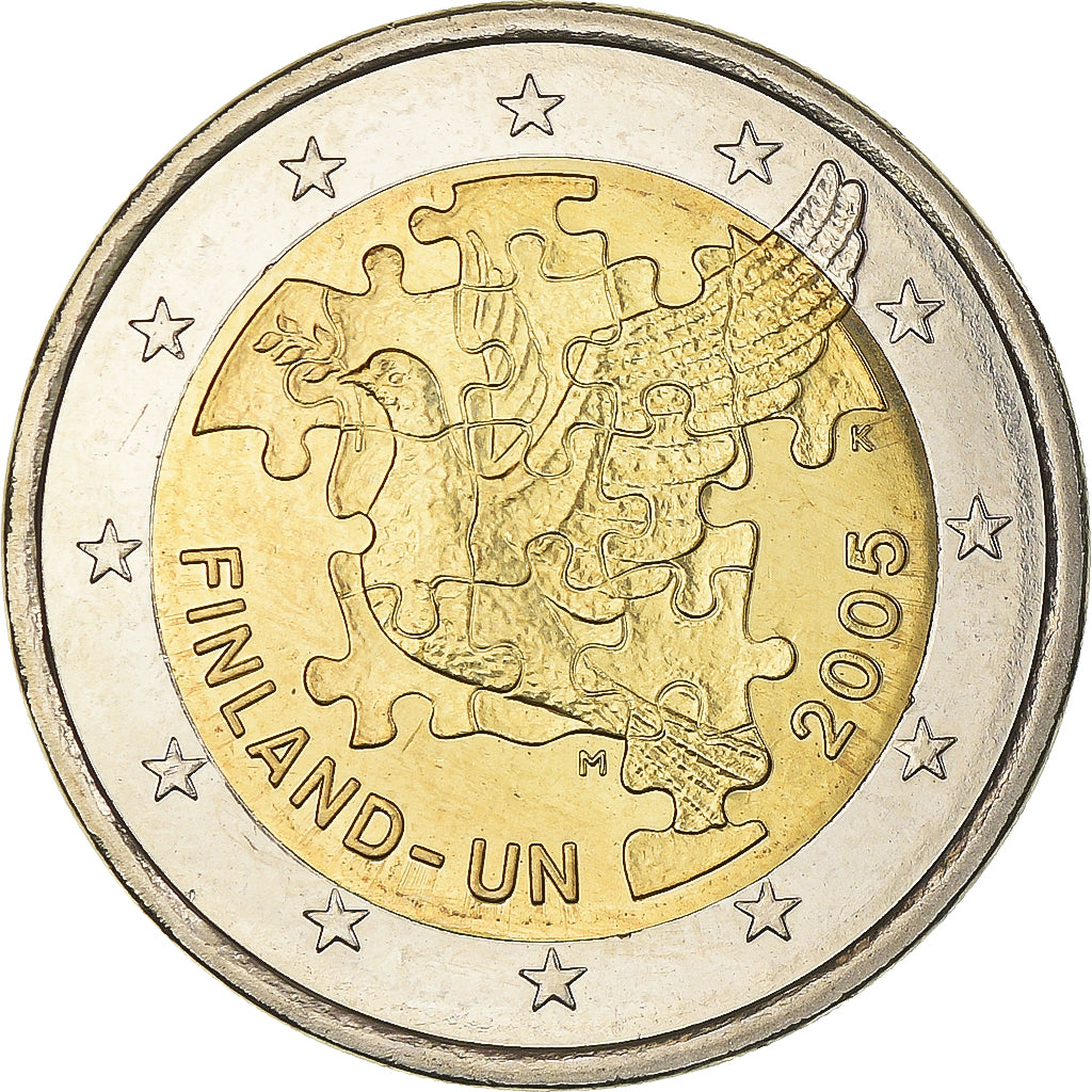 Finnland,
2 Euro,
60. Jahrestag