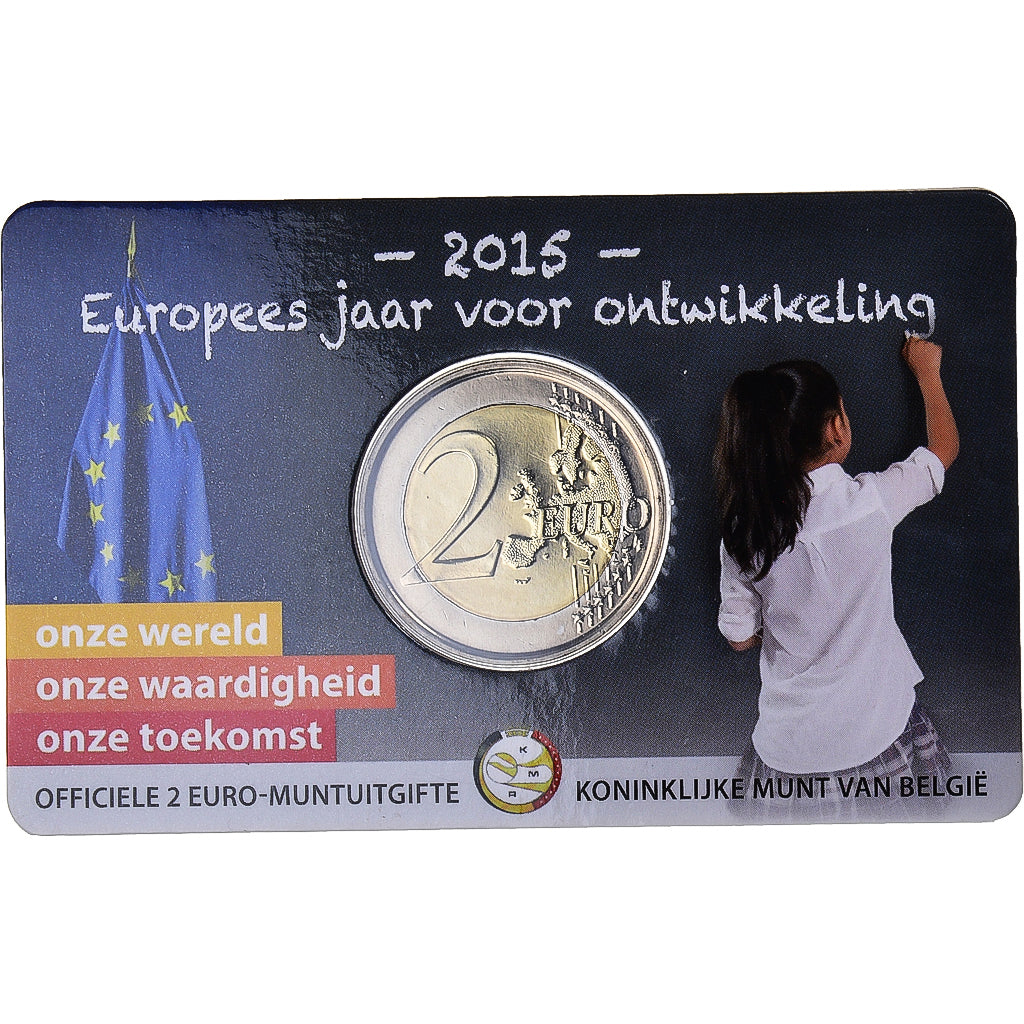 Belgien,
2 Euro,
Europäisches Entwicklungsjahr