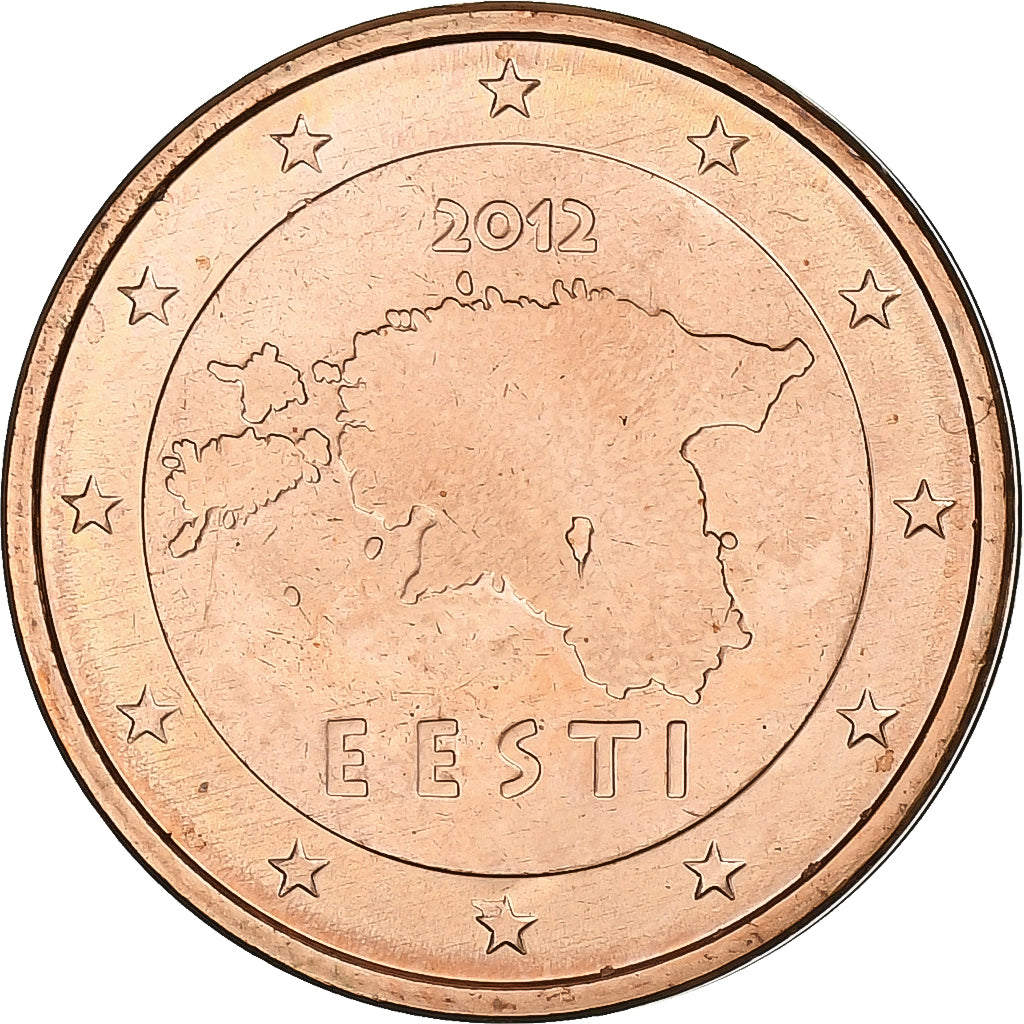 Estland,
2 Euro-Cent,
2012