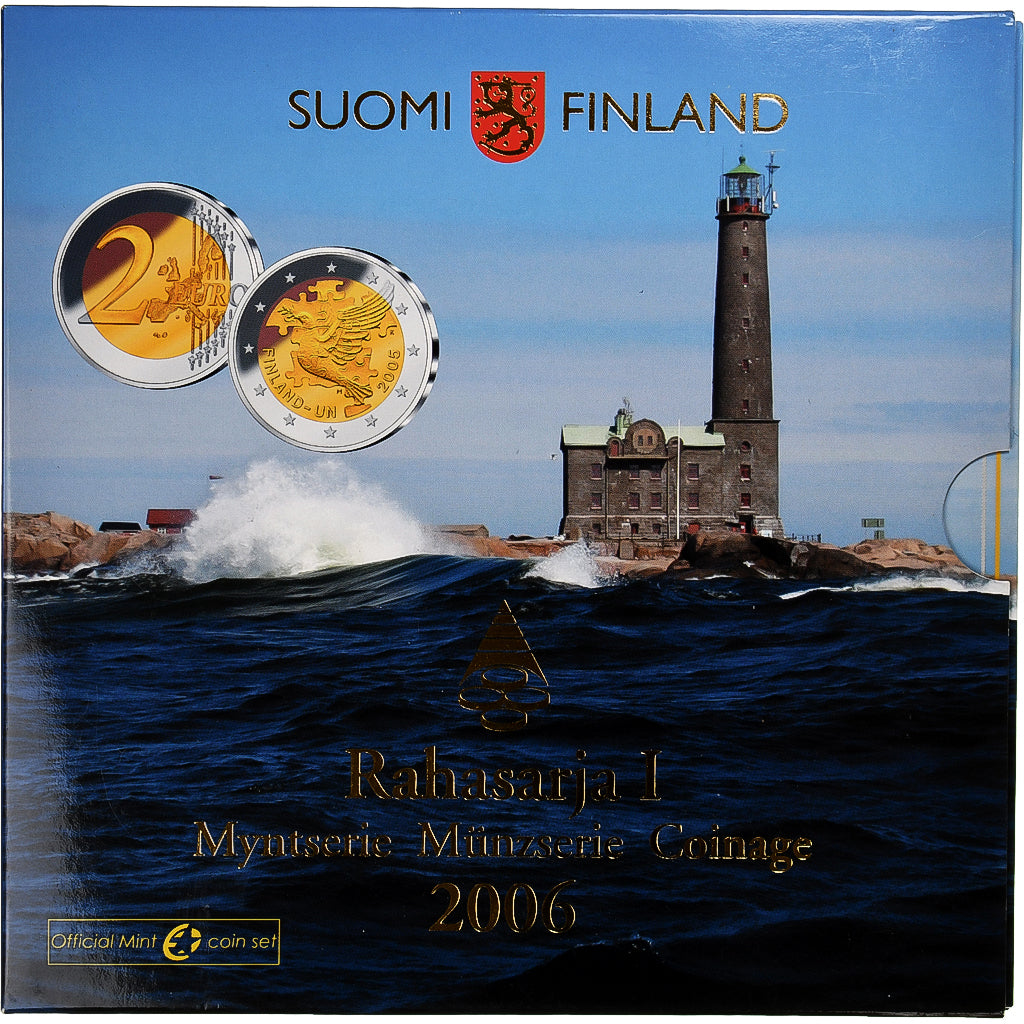 Finnland,
Setze 1 ct. - 2 Euro,
2006