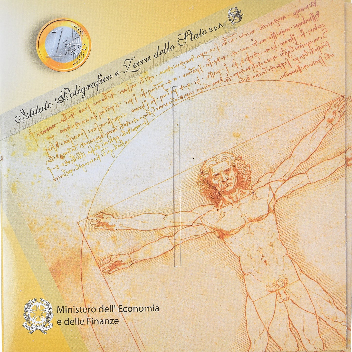 Italien,
Setze 1 ct. - 2 Euro,
2007