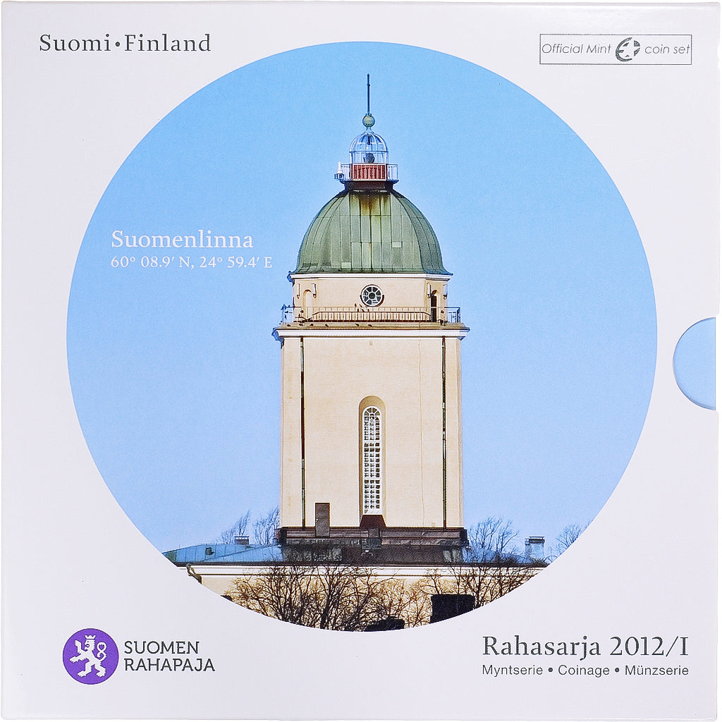 Finnland,
1 Cent bis 2 Euro,
2012