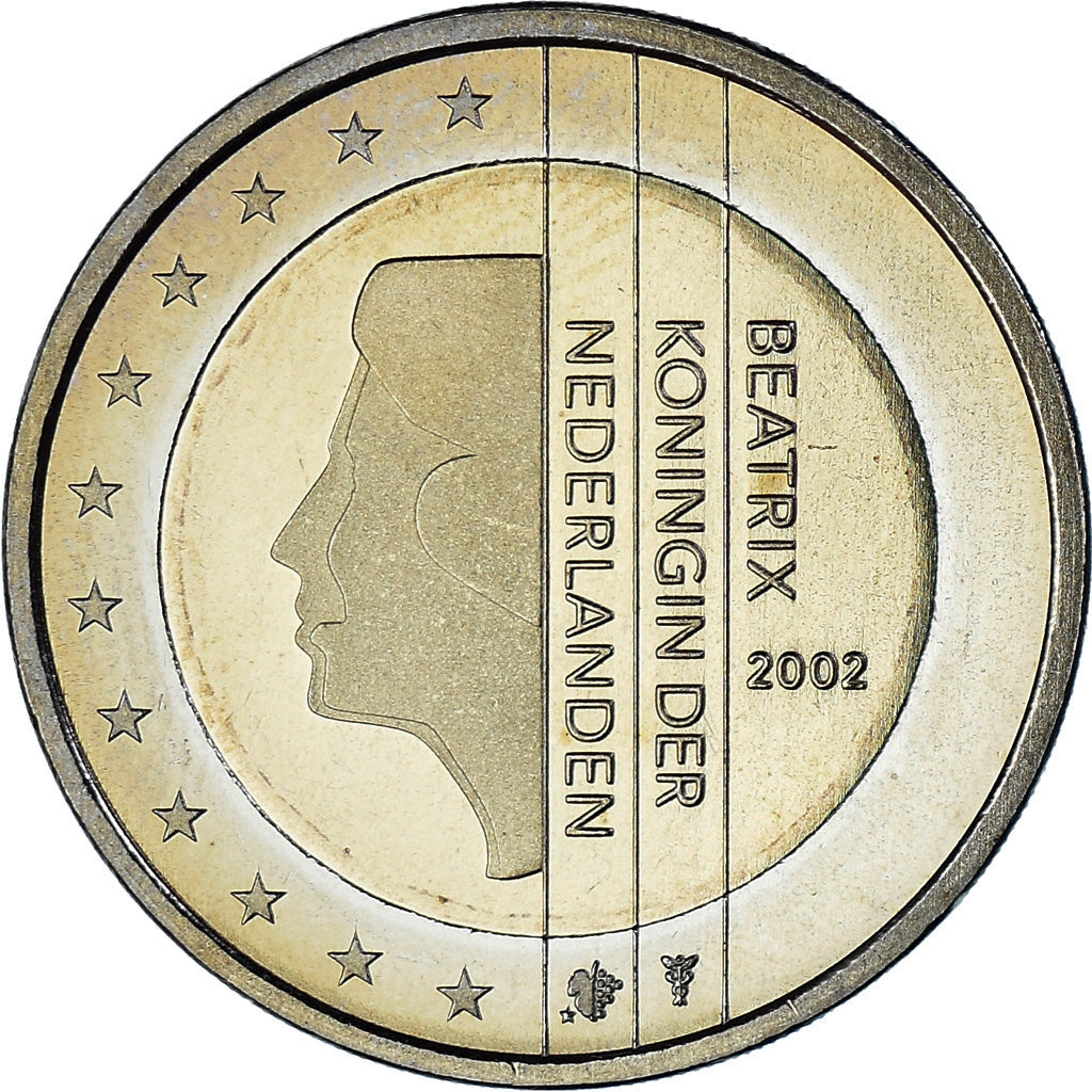 Niederlande,
2 Euro,
2002