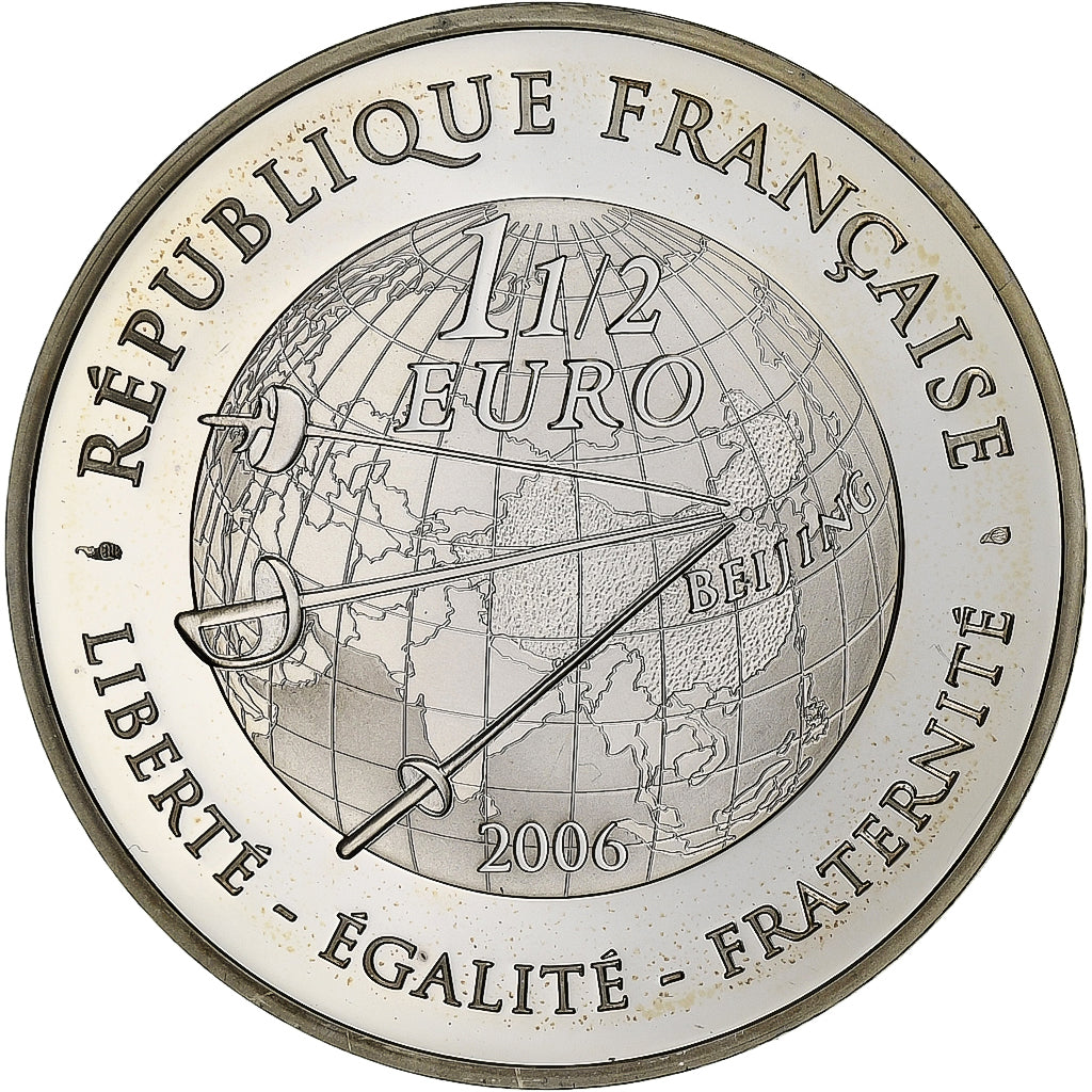Frankreich,
1-1/2 Euro,
Escrime - Jeux d'été