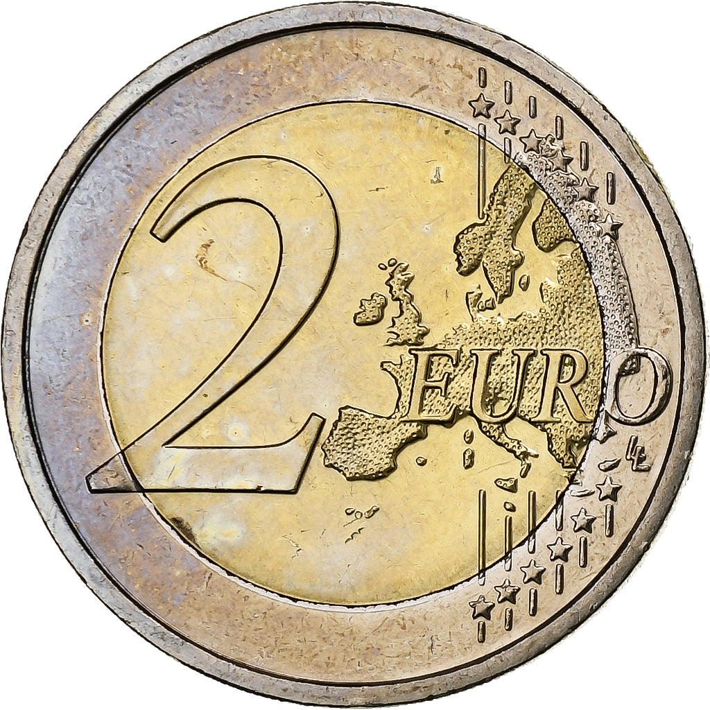 Irland,
2 Euro,
30 Jahre Flagge der Europäischen Union