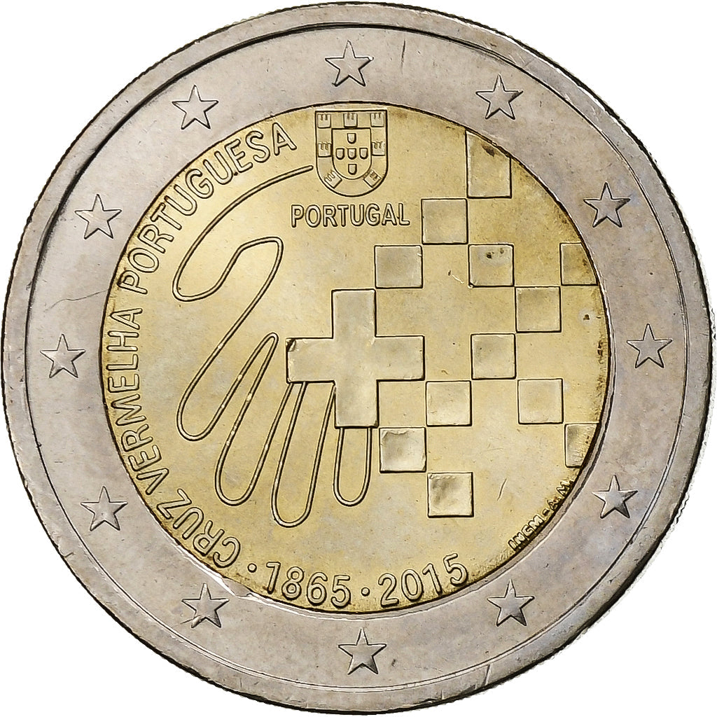 Portugal,
2 Euro,
Portugiesisches Rotes Kreuz