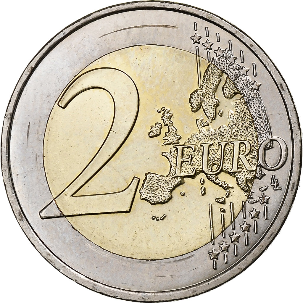 Frankreich,
2 Euro,
Fußball-Europameisterschaft 2016