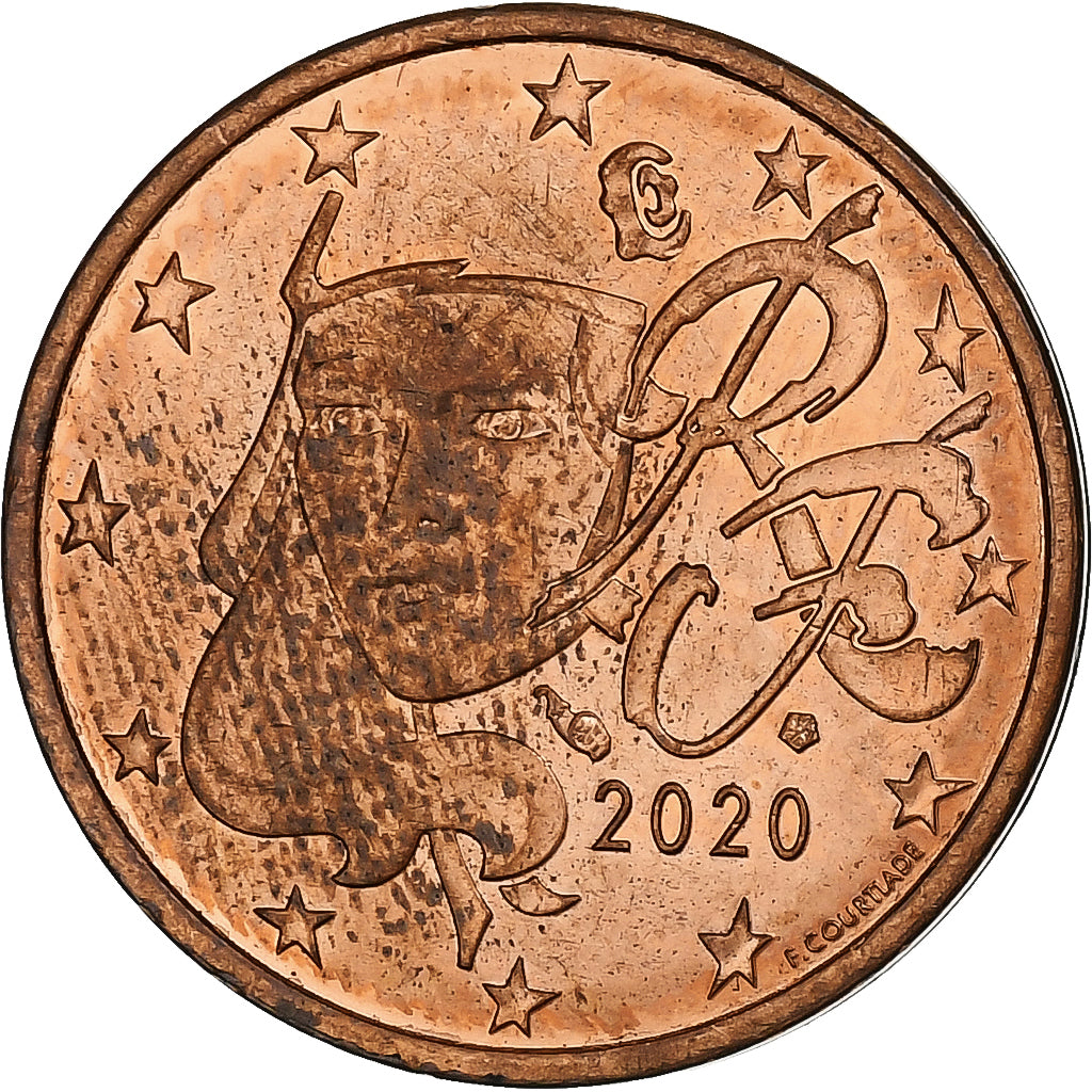Frankreich,
2 Euro-Cent,
2020