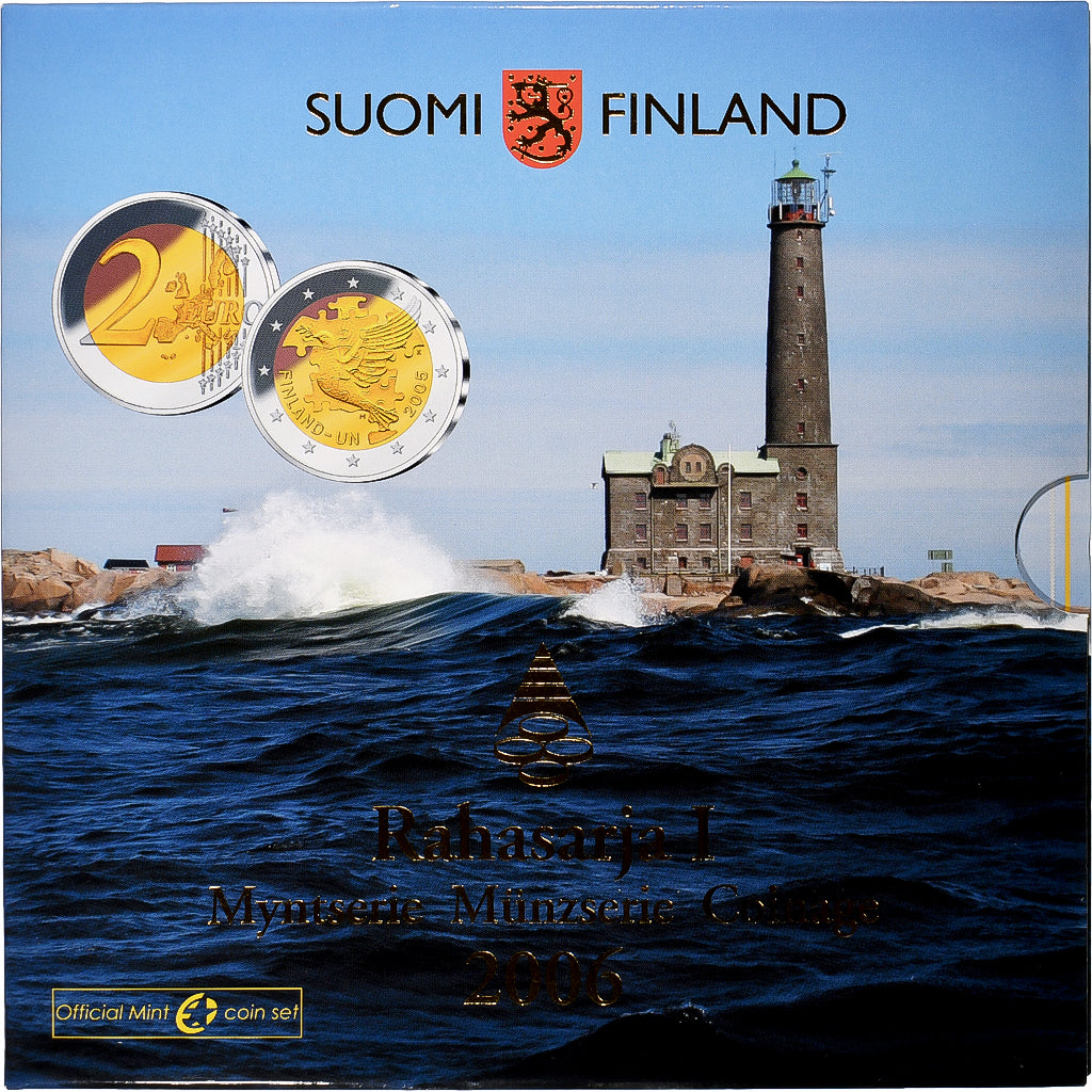 Finnland,
Setze 1 ct. - 2 Euro + 2€,
FDC