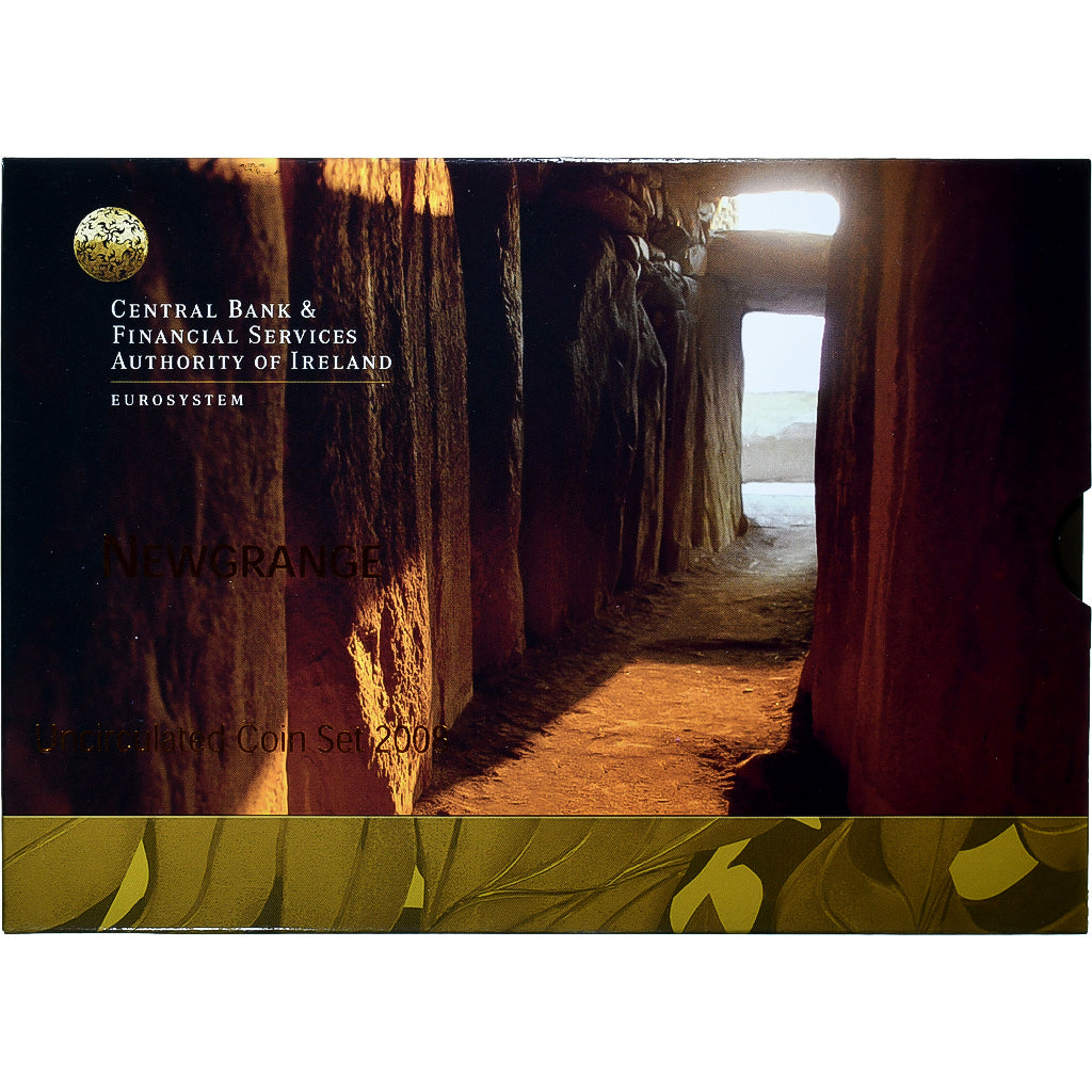 Irland,
Setze 1 ct. - 2 Euro,
Newgrange