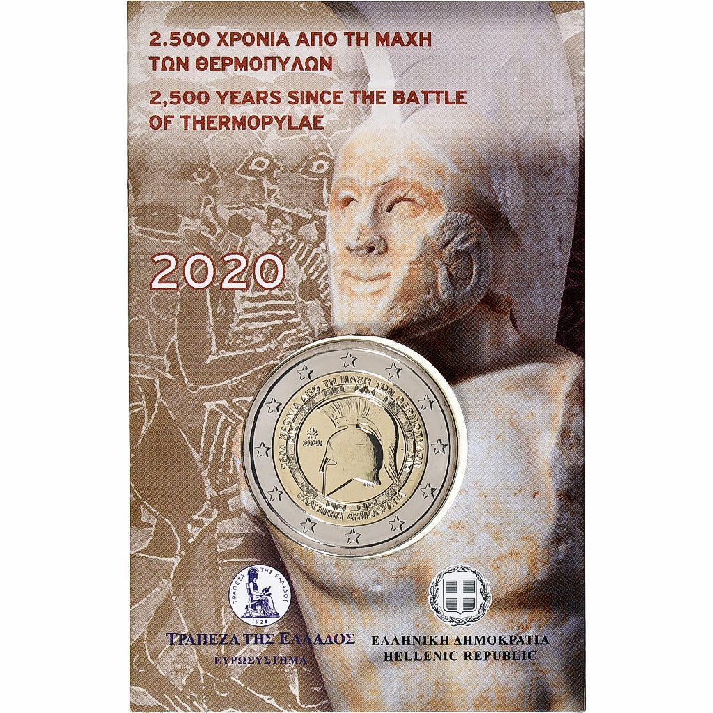 Griechenland,
2 Euro,
Schlacht bei den Thermopylen