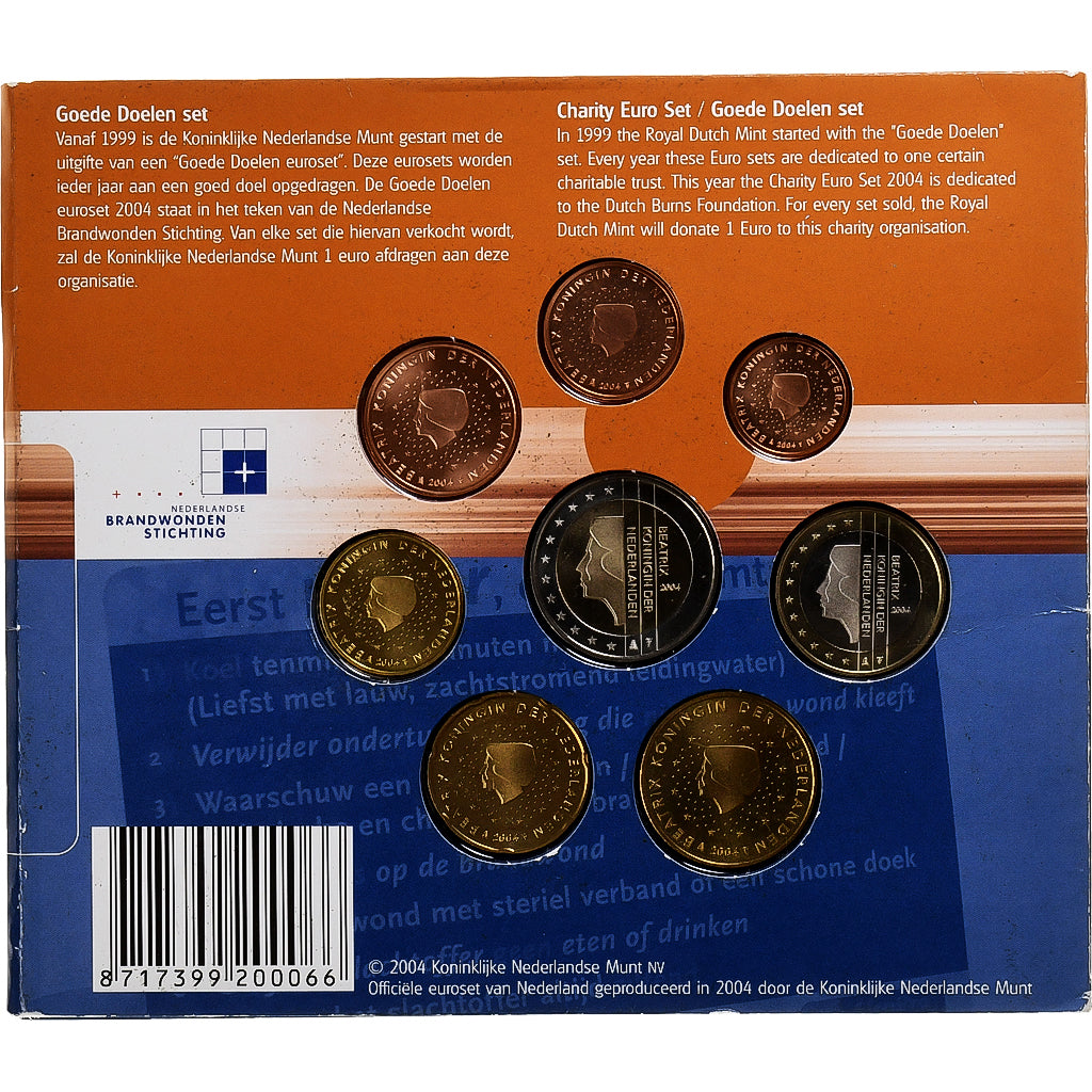 Niederlande,
Setze 1 ct. - 2 Euro,
FDC