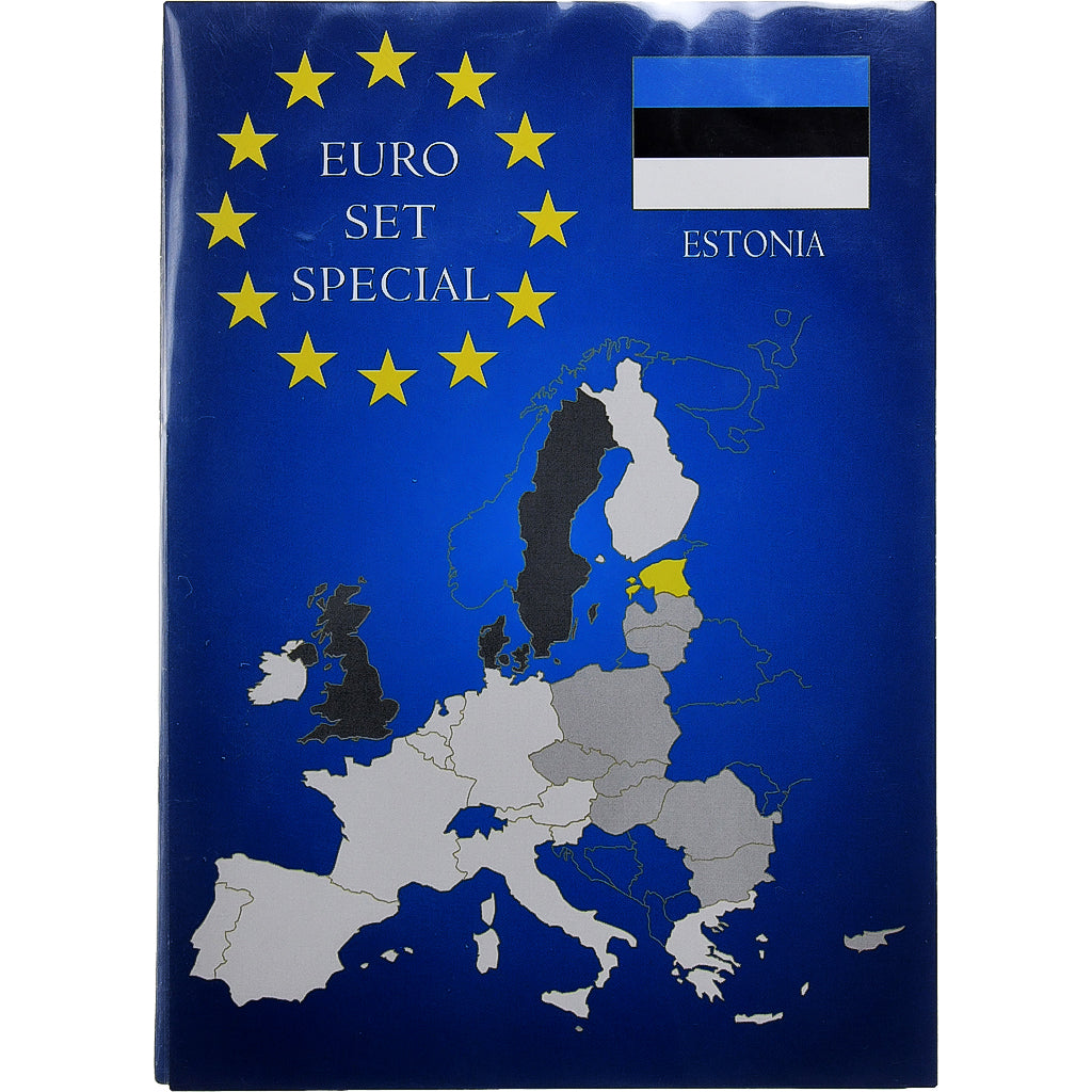 Estland,
Setze 1 ct. - 2 Euro,
2002
