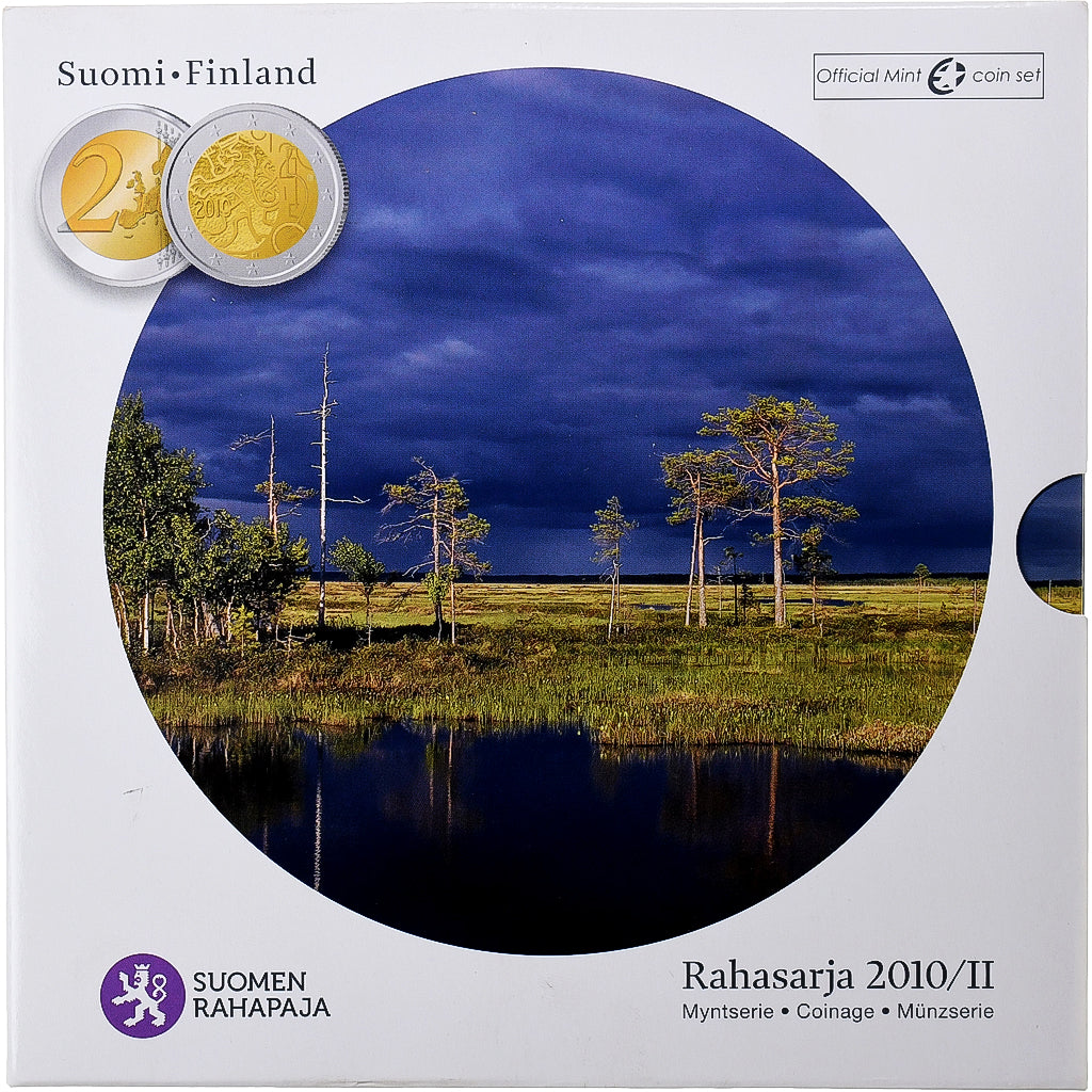Finnland,
Setze 1 ct. - 2 Euro + 2€,
2010