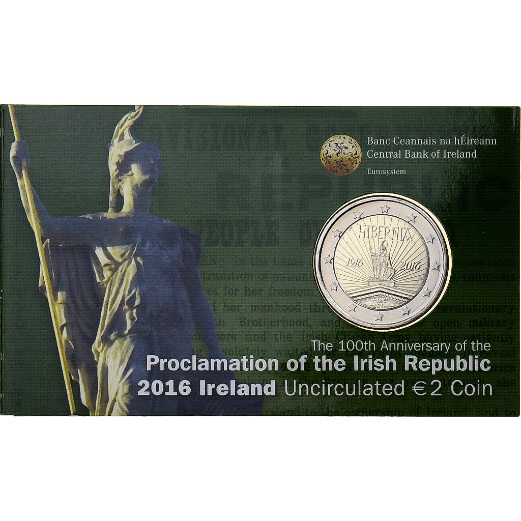 Irland,
2 Euro,
Ausrufung der Irischen Republik