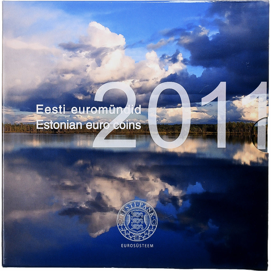 Estland,
1 Cent bis 2 Euro,
BU