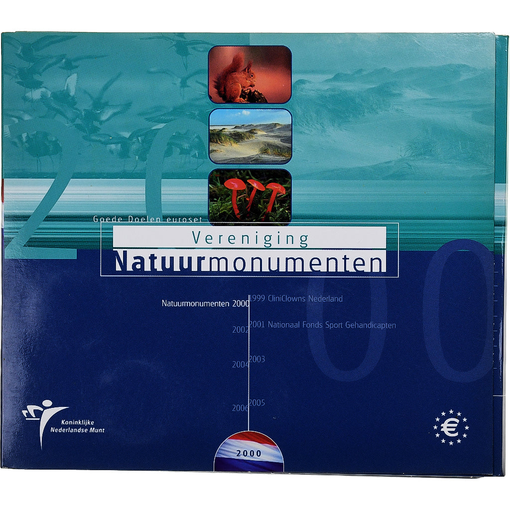Niederlande,
1 Cent bis 2 Euro,
Naturmonumenten