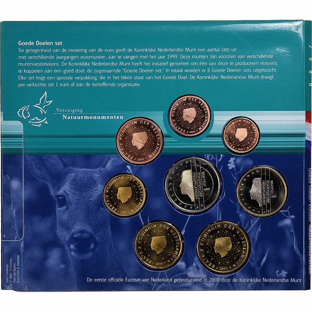 Niederlande,
1 Cent bis 2 Euro,
Naturmonumenten
