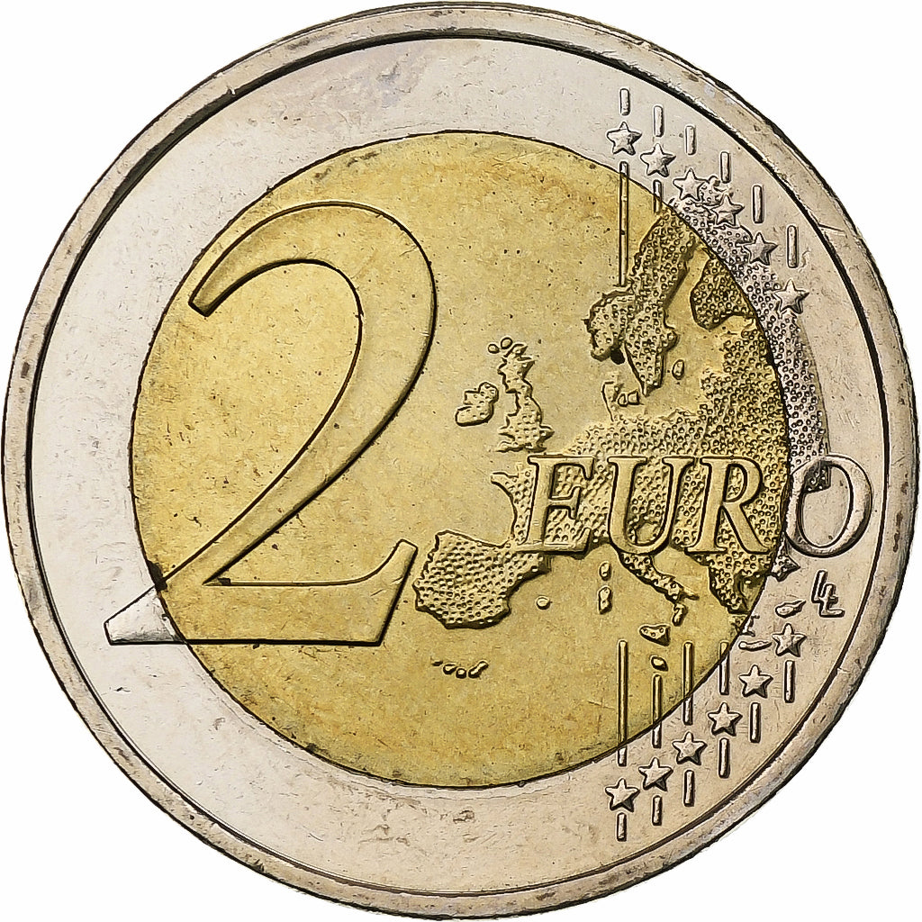 Griechenland,
2 Euro,
Union économique et monétaire
