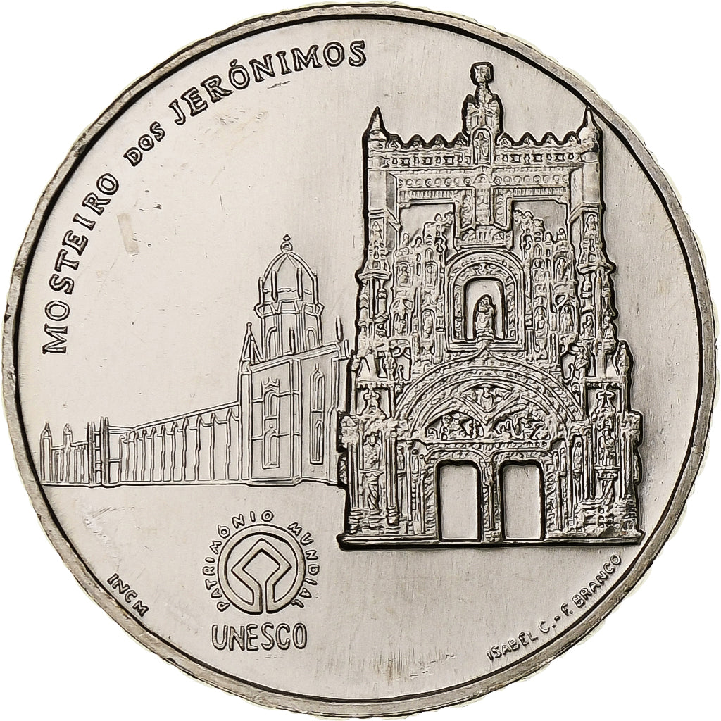 Portugal,
2 1/2 Euro,
Unesco-Weltkulturerbe - Jerónimos-Kloster