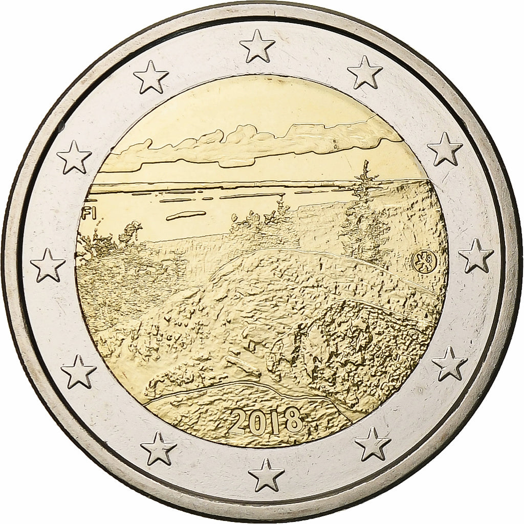 Finnland,
2 Euro,
Koli