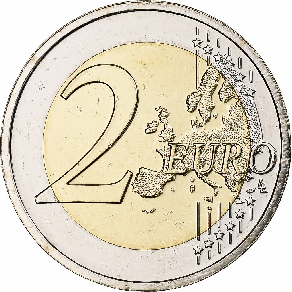 Niederlande,
2 Euro,
30 Jahre des Drapeau de l'UE