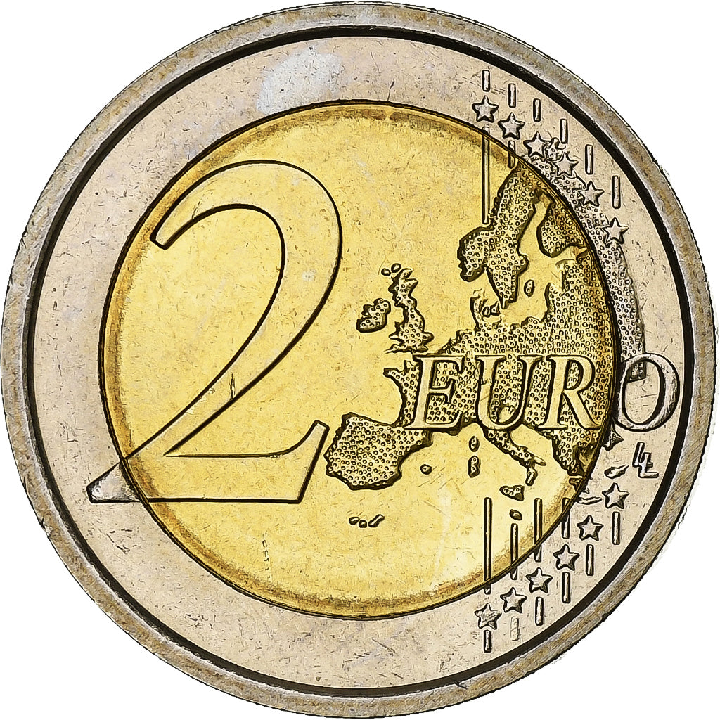 Italien,
2 Euro,
10 Jahre Euro-Bargeld