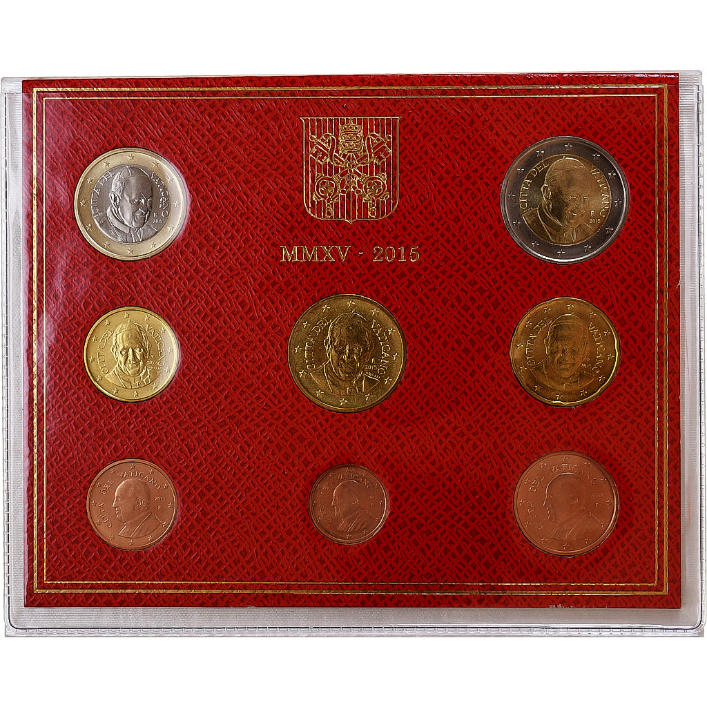 Vatikan,
Franz I.,
Setze 1 ct. - 2 Euro