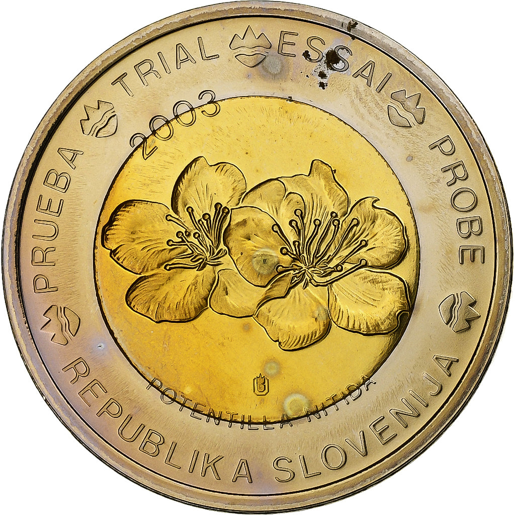 Slowenien,
2 Euro,
inoffizielle private Münze