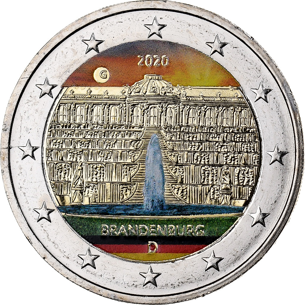DEUTSCHLAND - BUNDESREPUBLIK,
2 Euro,
Koloriert