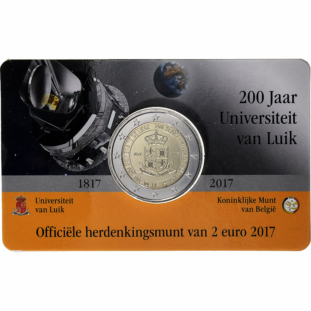 Belgien,
2 Euro,
200 Jahre – Universität Lüttich