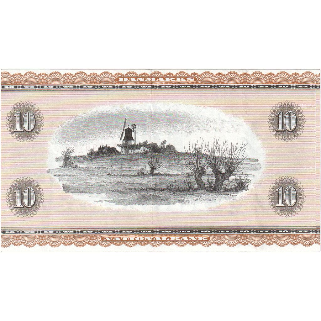 Dänemark,
10 Kronen,
07.04.1936