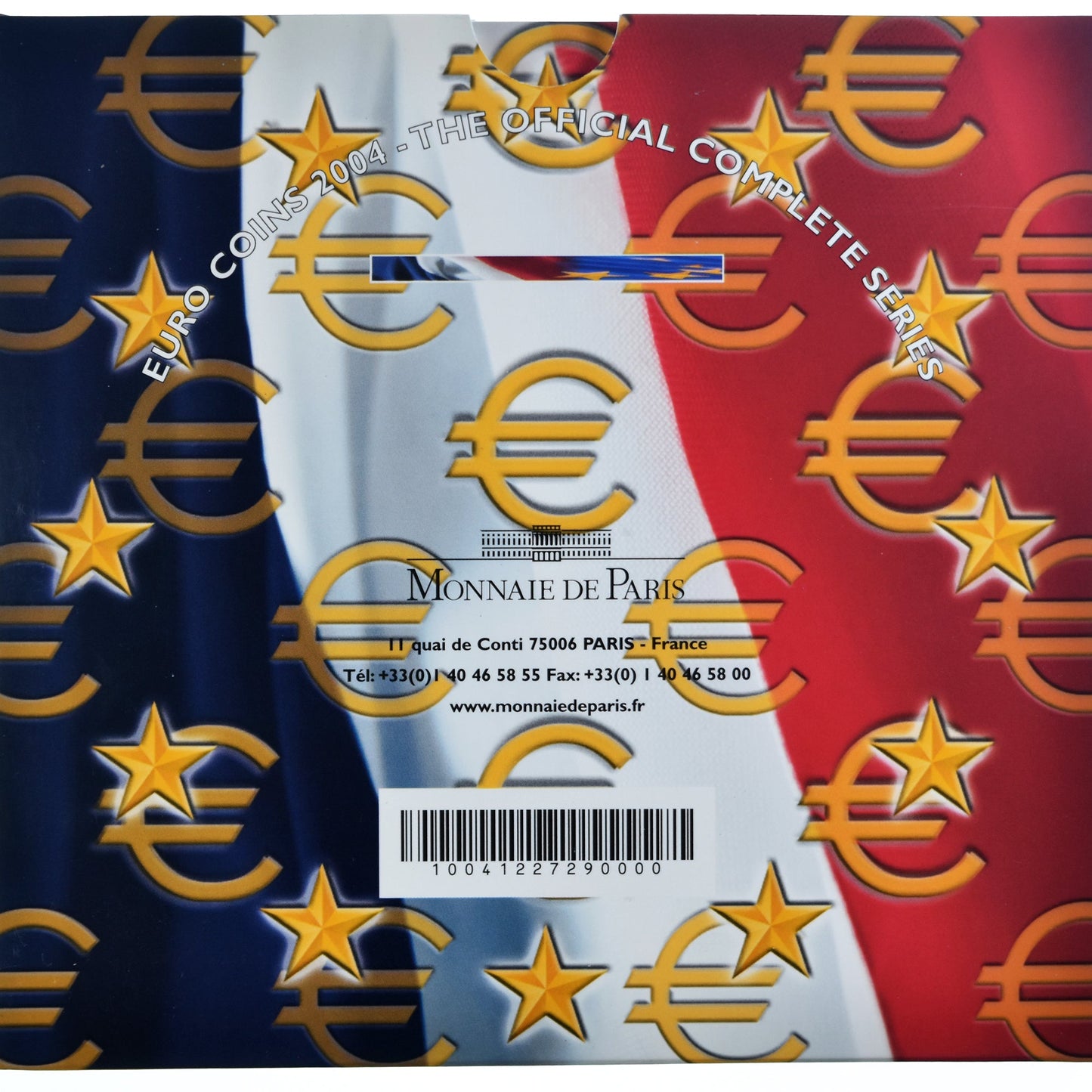 Frankreich,
1 Cent bis 2 Euro,
2004