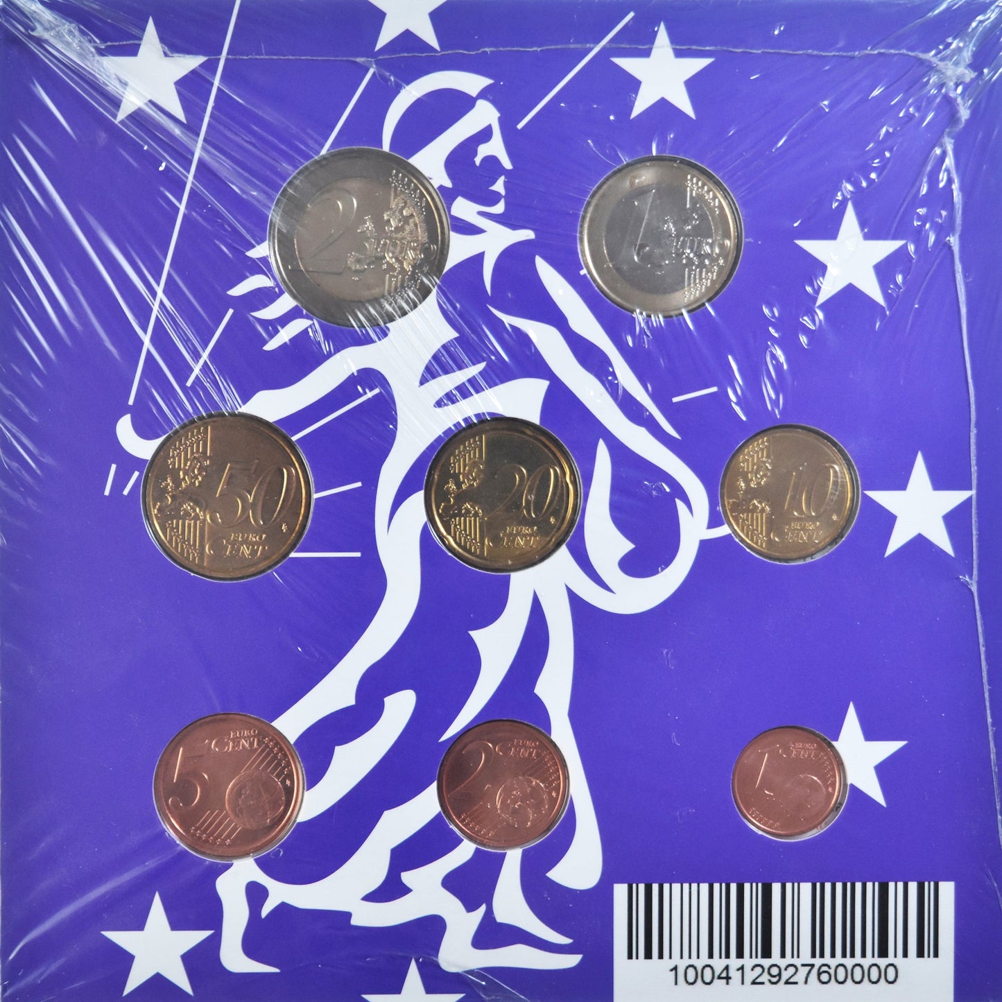 Frankreich,
1 Cent bis 2 Euro,
2015