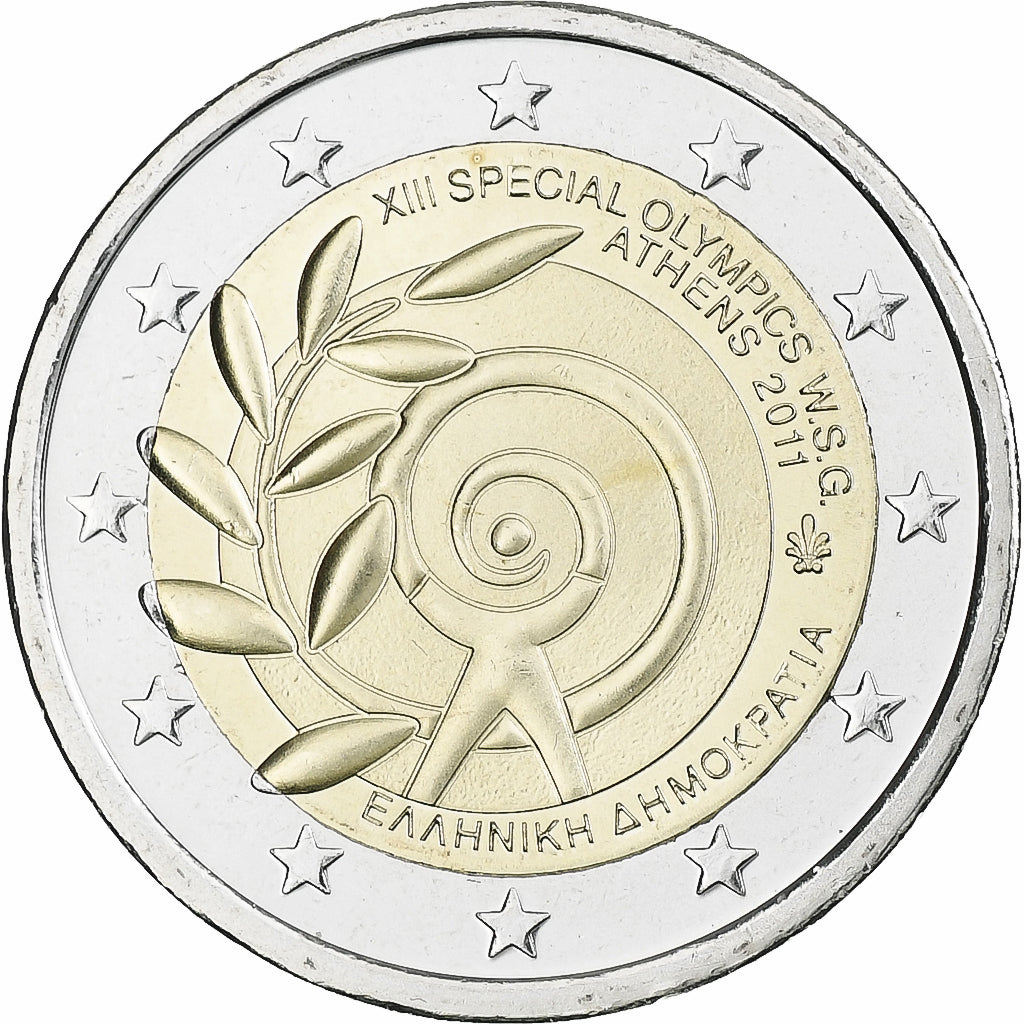 Griechenland,
2 Euro,
Olympische Spiele