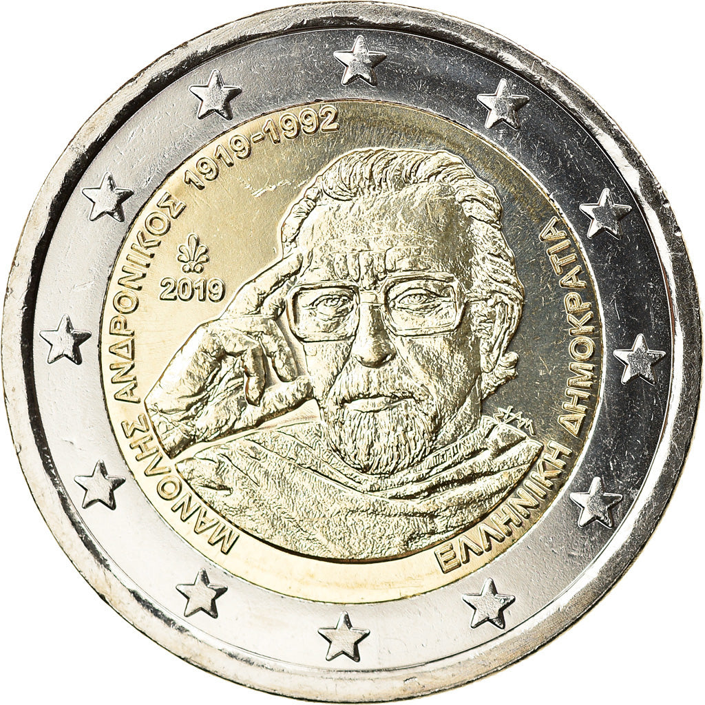 Griechenland,
2 Euro,
Manolis Andronicos