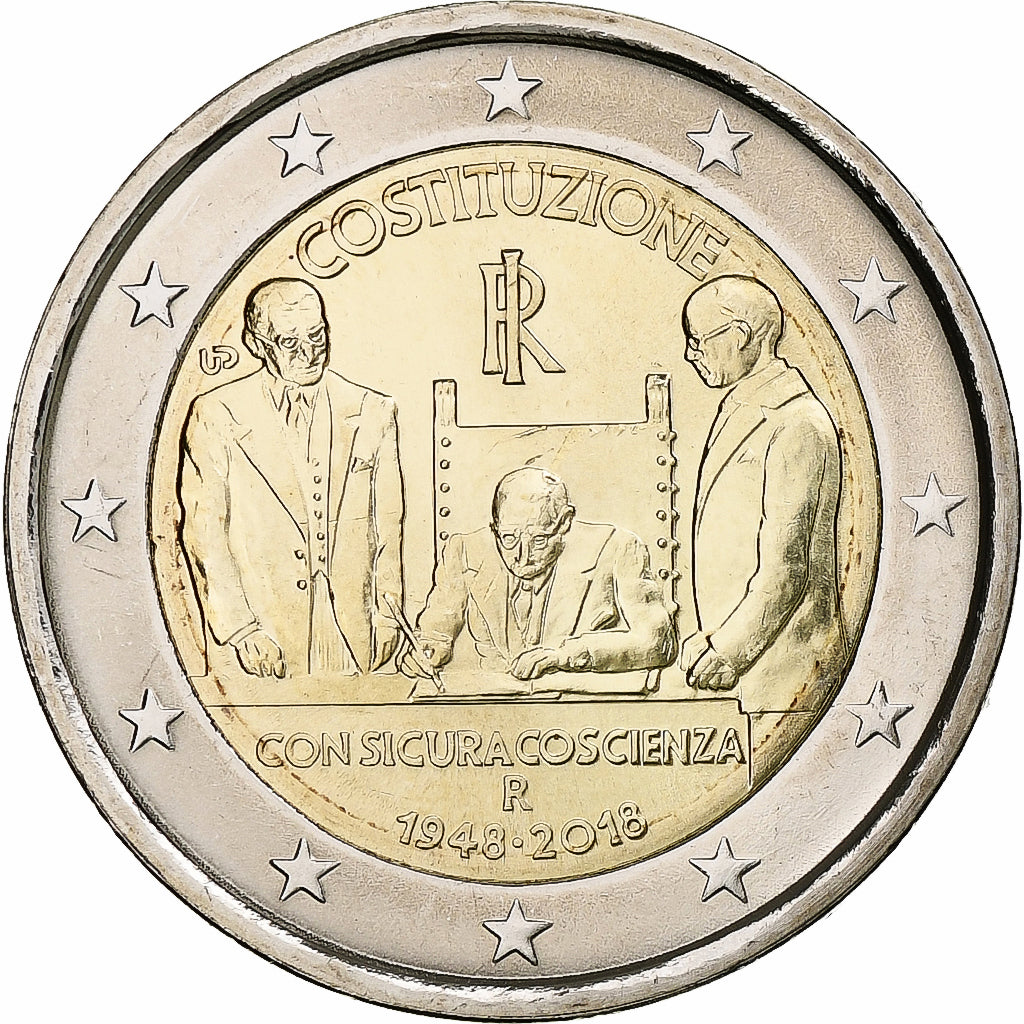 Italien,
2 Euro,
2018
