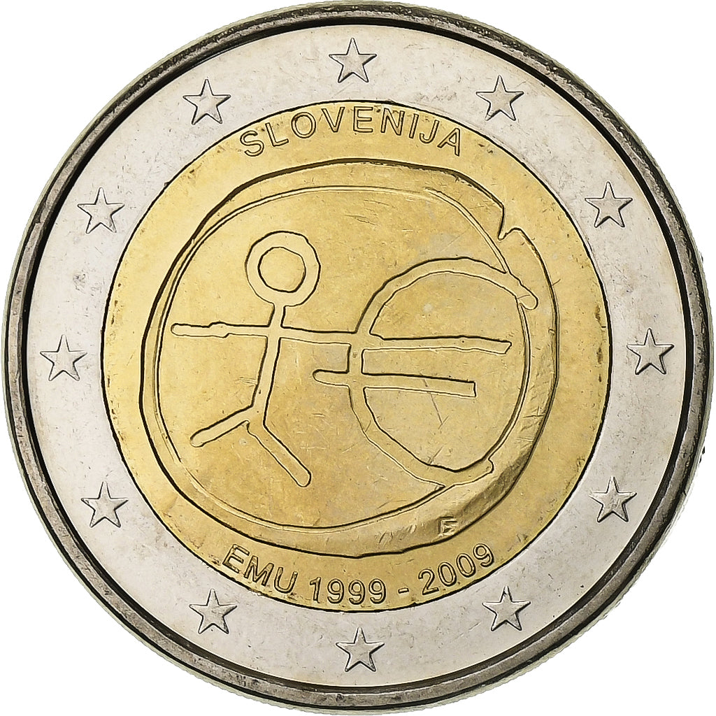 Slowenien,
2 Euro,
Slowenien