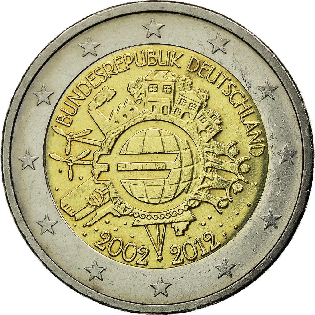 DEUTSCHLAND - BUNDESREPUBLIK,
2 Euro,
Euro-Münzen