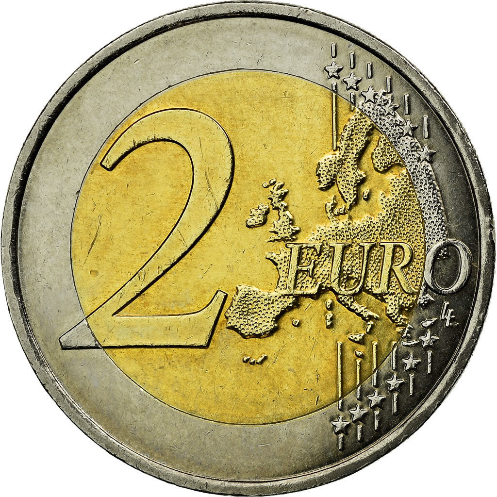 Frankreich,
2 Euro,
Französisch-deutsche Freundschaft