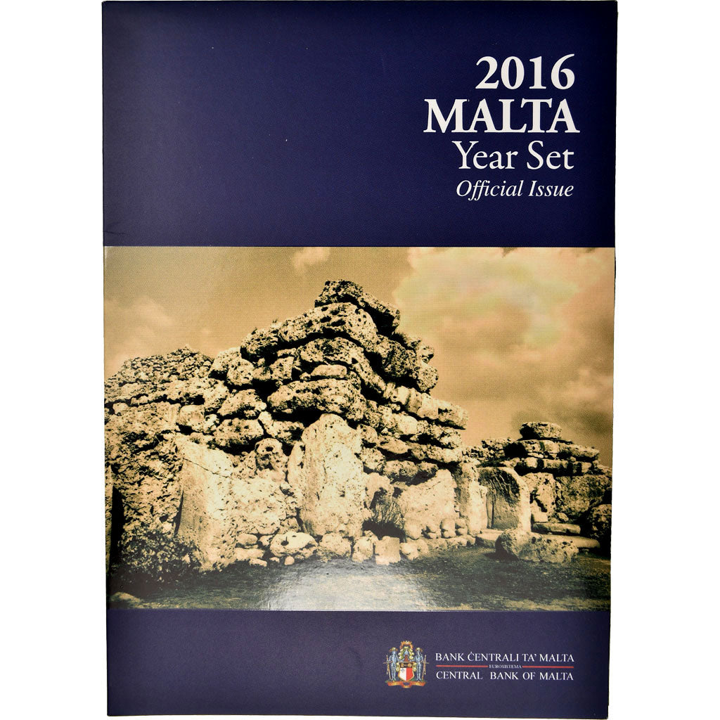 Malta,
1 Cent bis 2 Euro,
2016