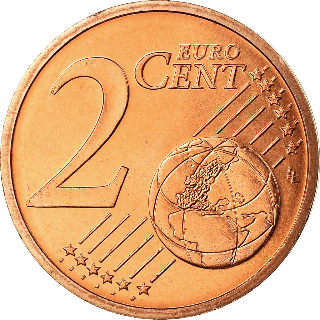 Monaco,
2 Euro-Cent,
2002