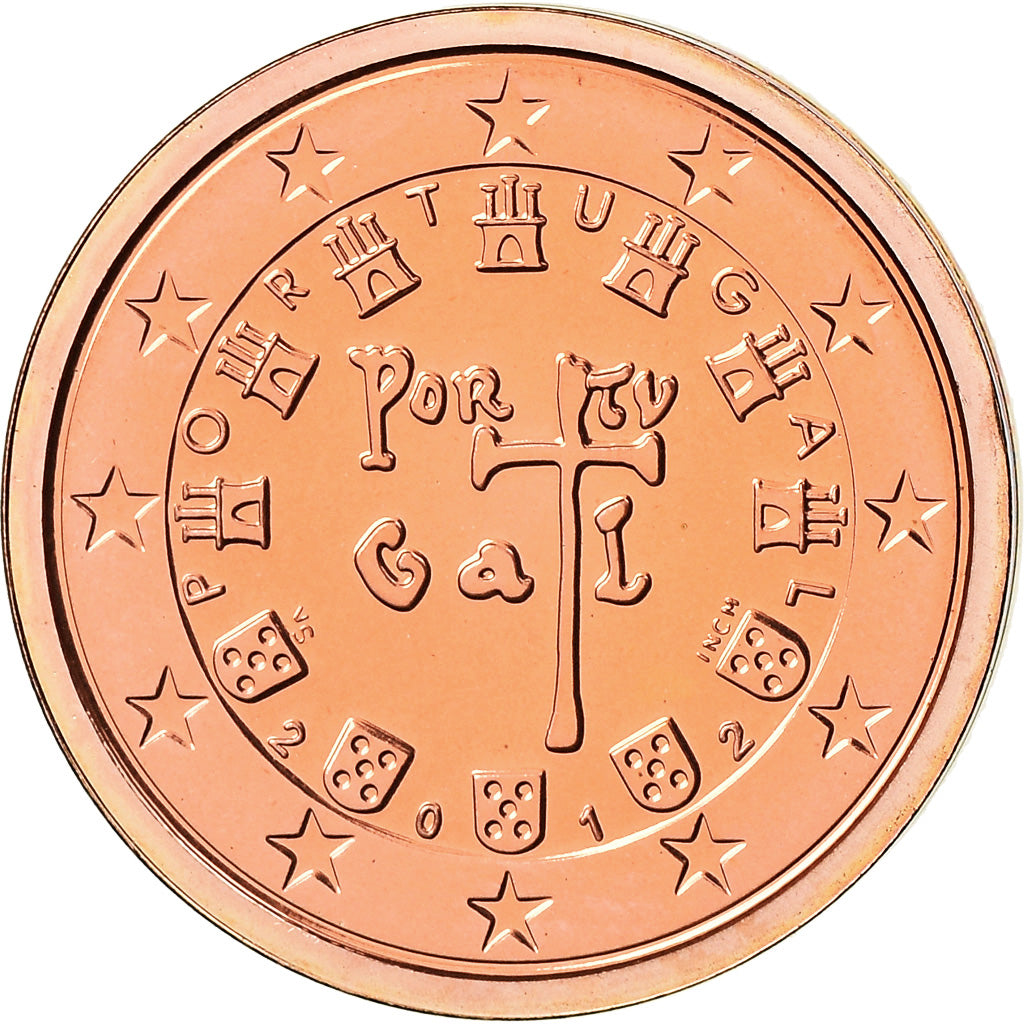Portugal,
2 Euro-Cent,
2012