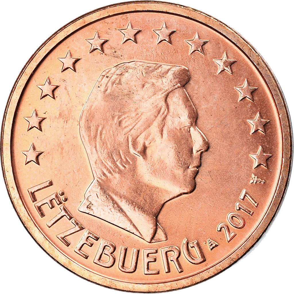 Luxemburg,
2 Euro-Cent,
2017