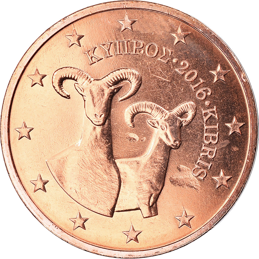 Zypern,
2 Euro-Cent,
2016
