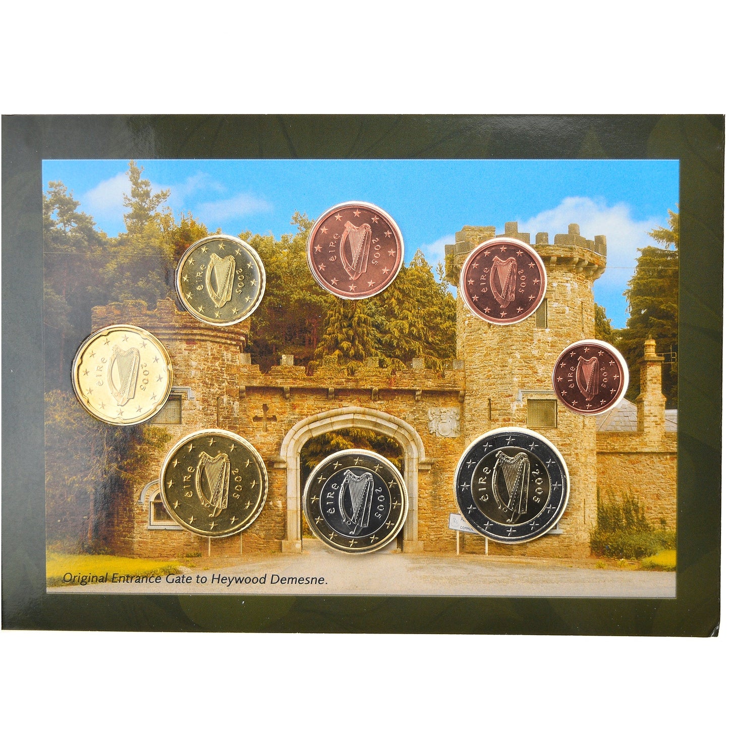 IRLAND REPUBLIK,
1 Cent bis 2 Euro,
2005