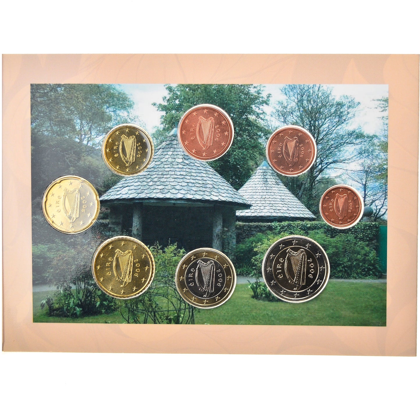 IRLAND REPUBLIK,
1 Cent bis 2 Euro,
2006